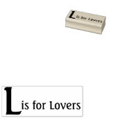 恋人向けL ラバースタンプ (押印)