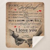 恋人引用文 |おもしろい引用文 シェルパブランケット (正面)