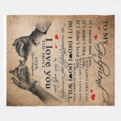 恋人引用文 |おもしろい引用文 フリースブランケット (正面(横))