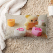 恋人愛良きパートナーの長方形の投球のpil ランバークッション (ブランケット)