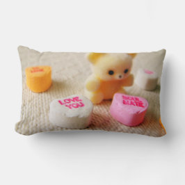 恋人愛良きパートナーの長方形の投球のpil ランバークッション