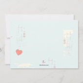 恋人猫の招待状 招待状 (裏面)