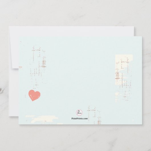 恋人猫の招待状 招待状 (裏面)