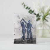 恋人踊りin rain ポストカード (スタンド正面)