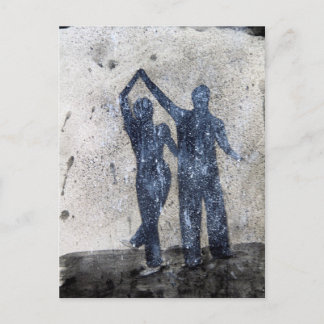 恋人踊りin rain ポストカード