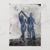 恋人踊りin rain ポストカード (正面)