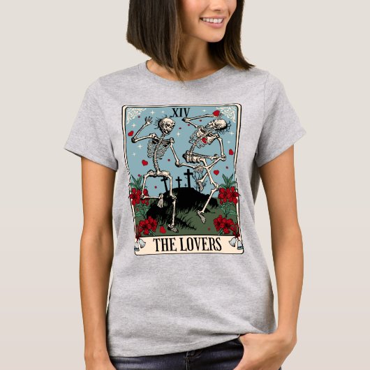 恋人達のタロットカード Tシャツ (正面)