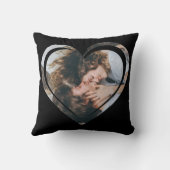 恋人 カップル フォト コラージュ デート カップル クッション (裏面)