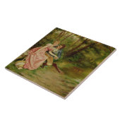 恋人(キャンバスの油) タイル (側面)