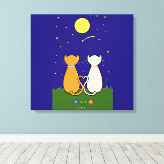 恋人 キャンバスプリント (インサイチュ (ウッドフロア))
