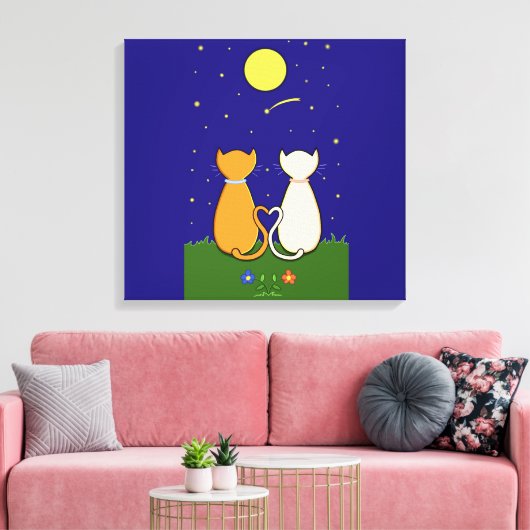恋人 キャンバスプリント (インサイチュ (リビング))