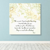 恋人 キャンバスプリント (インサイチュ (ウッドフロア))