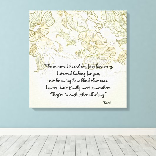 恋人 キャンバスプリント (インサイチュ (ウッドフロア))