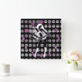 恋人 スクエア壁時計 (ホーム)