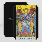 恋人 タロットカード タロット占いへの招待 招待状 (正面/裏面)