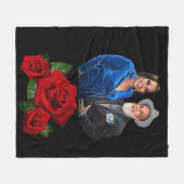 恋人 フリースブランケット (正面(横))