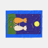 恋人 フリースブランケット (正面(横))