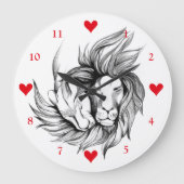 恋人 ラージ壁時計 (正面)