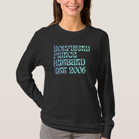恋人 婚約者 夫 2006年 提携記念日 Tシャツ (正面)
