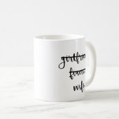 恋人,婚約者,妻のコーヒーマグ コーヒーマグカップ (正面右)