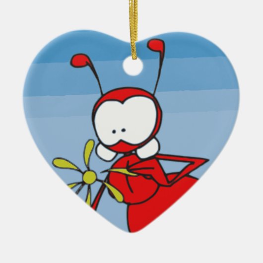 恋人Antek セラミックオーナメント (正面)