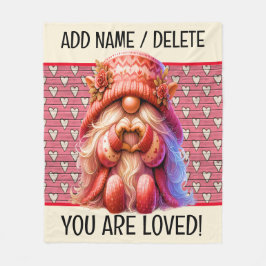 恋包まれたフリースブランケット フリースブランケット