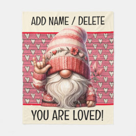 恋包まれたフリースブランケット フリースブランケット