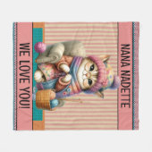 恋包まれたフリースブランケット フリースブランケット (正面(横))