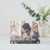 恋包まれた中 | ペットポープリントアニマルフォト シーズンポストカード (スタンド正面)