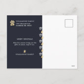 恋包まれた中 | ペットポープリントアニマルフォト シーズンポストカード (裏面)