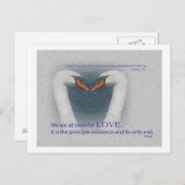 恋威厳がある愛 ポストカード (正面/裏面)