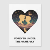 恋愛と狐の宇宙的ハートアート (正面)