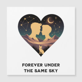 恋愛と狐の宇宙的ハートアート