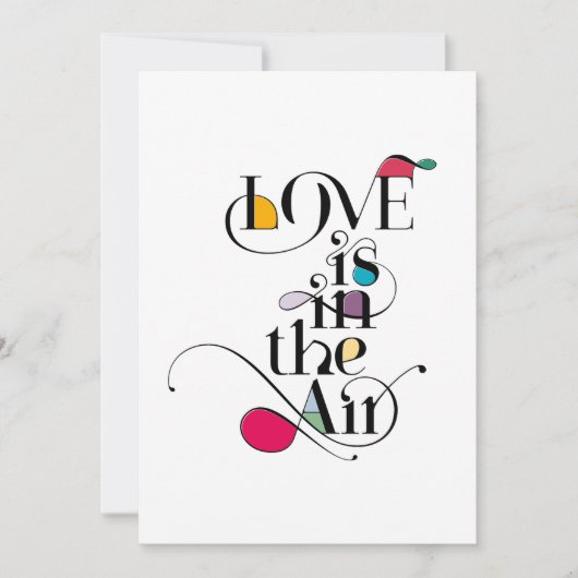 恋愛の季節です 招待状 (正面)