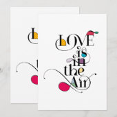 恋愛の季節です 招待状 (正面/裏面)