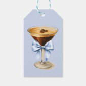 恋愛の時間が醸造中 ラブイズブルー コケッティー ボウ ブライダルシャワー ギフトタグ (裏面)