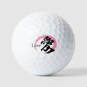 恋愛の美しい筆跡 ゴルフボール (正面)