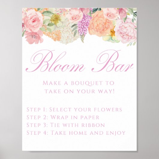 恋愛の花咲く Bloom Bar サイン (正面)