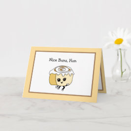 恋愛の香りが漂うシナモンロール フードパンフレーズ ロマンチックカード カード