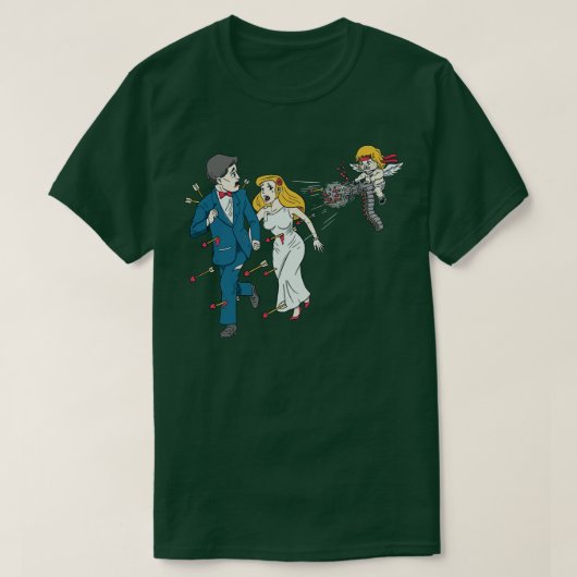 恋愛は命を奪う Tシャツ (デザイン正面)