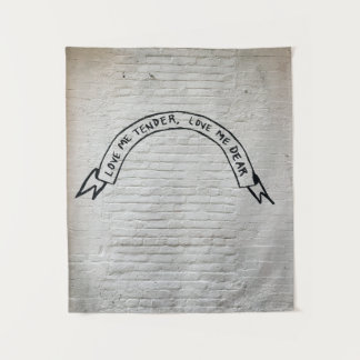 恋愛は私を優しく愛する壁の親愛引用文 タペストリー