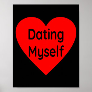 恋愛は自分自身と バレンタインデー反対 Singles Awareness Day ポスター