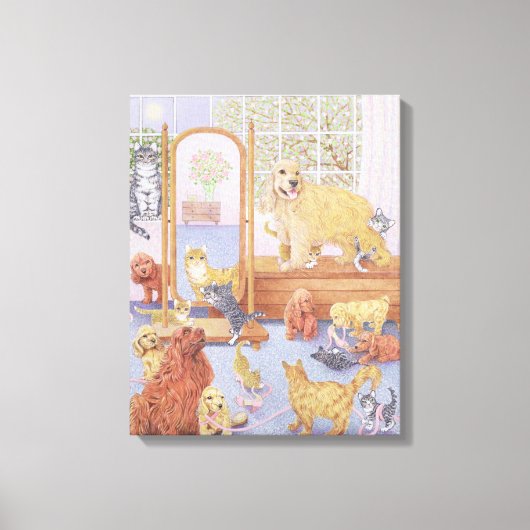 恋愛は際限が無い キャンバスプリント (正面)