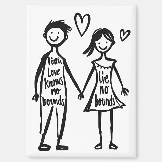 恋愛は際限が無い マグネット (正面)