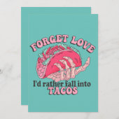 恋愛を忘れよう タコスに落ちる方が楽しい シーズンカード (正面/裏面)