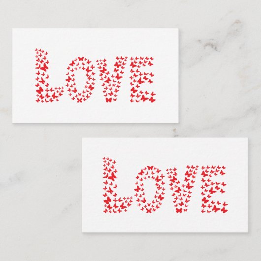 恋愛カード 名刺 (正面/裏面)