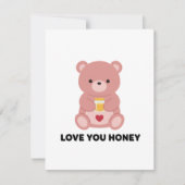 恋愛ハニーバレンタインカード彼氏へ シーズンカード (正面)