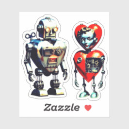 恋愛ロボットカップル シール