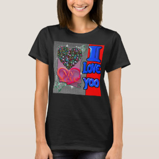 恋愛ロマンティックハートTシャツ | クラシックレディース Tシャツ