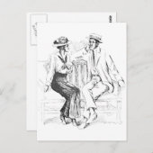 恋愛夫婦 ポストカード (正面/裏面)